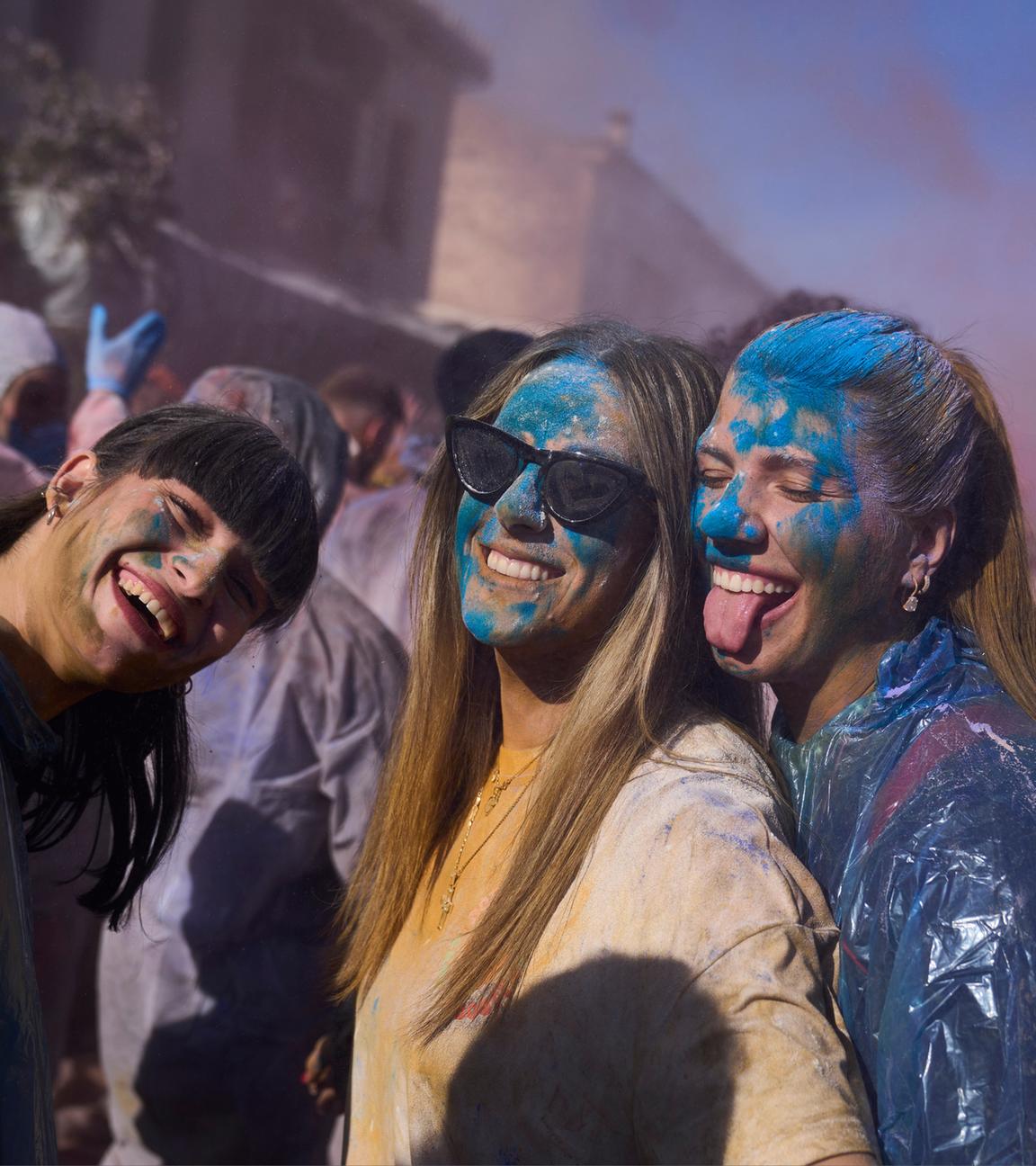 "Mehlkrieg" in Griechenland, Galaxidi, am 23.02.2026