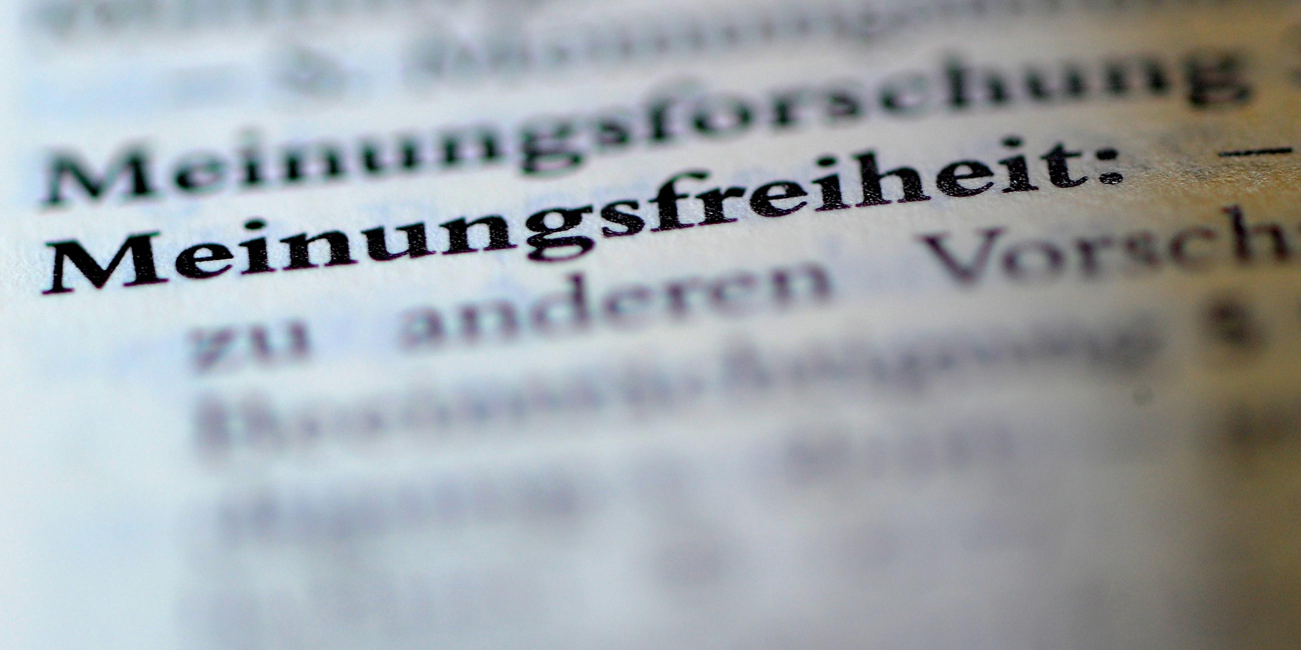 Das Grundgesetz Artikel 5 - Meinungsfreiheit