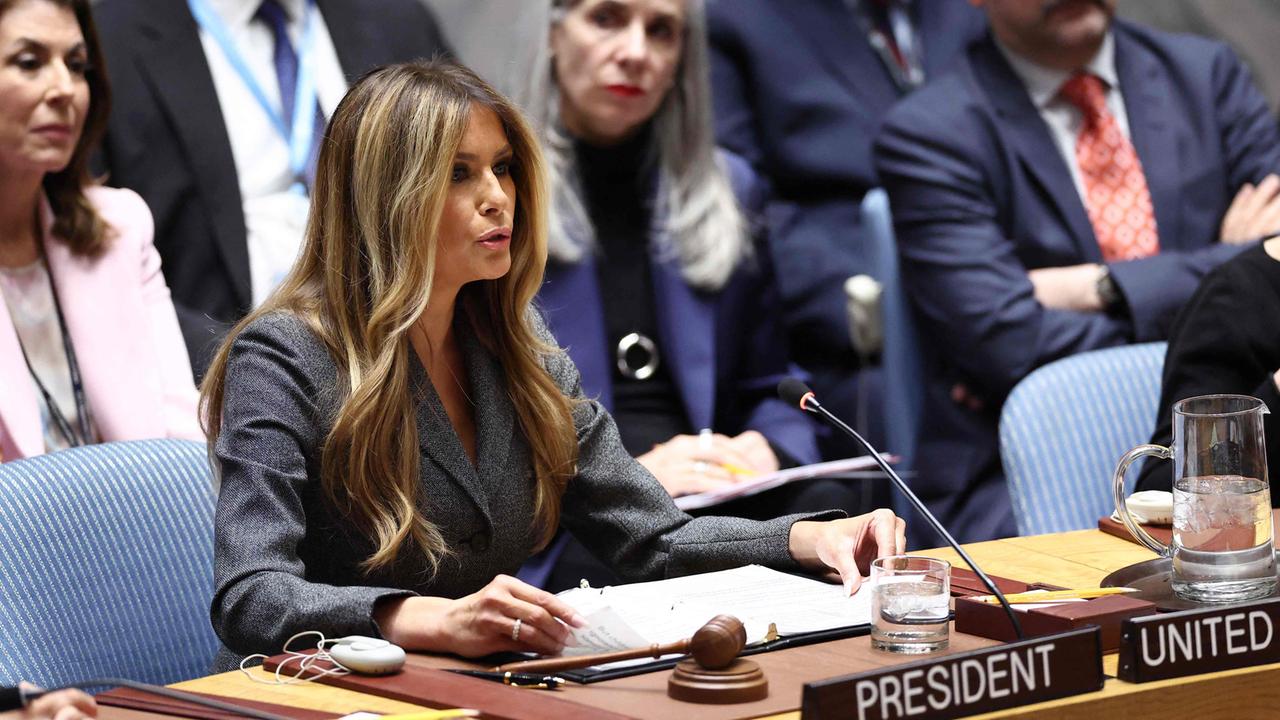 Melania Trump chairs UN Security Council meeting