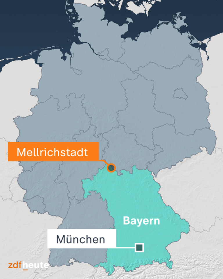 Karte Mellrichstadt