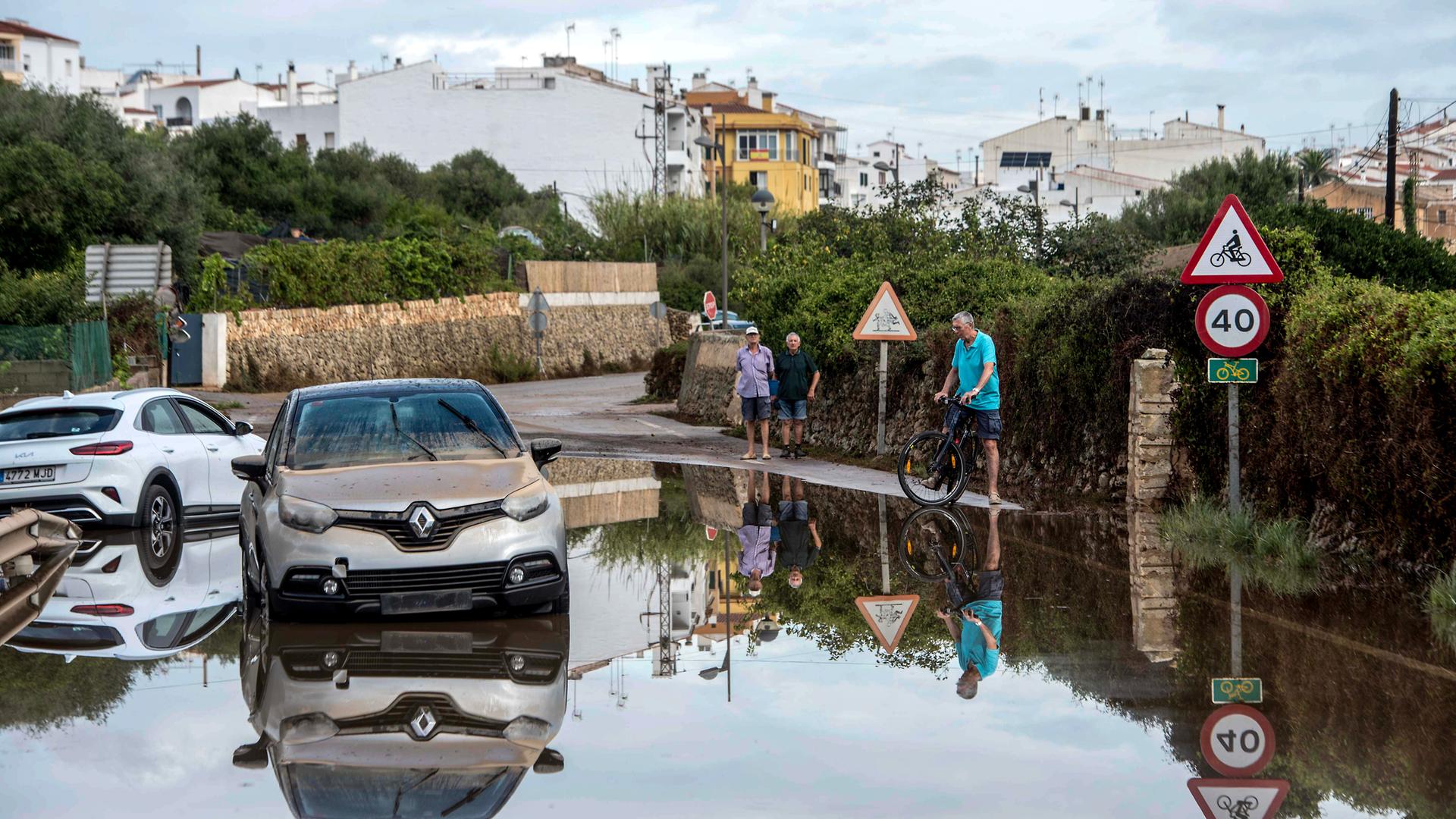 Überschwemmungen nach Unwetter auf Menorca
