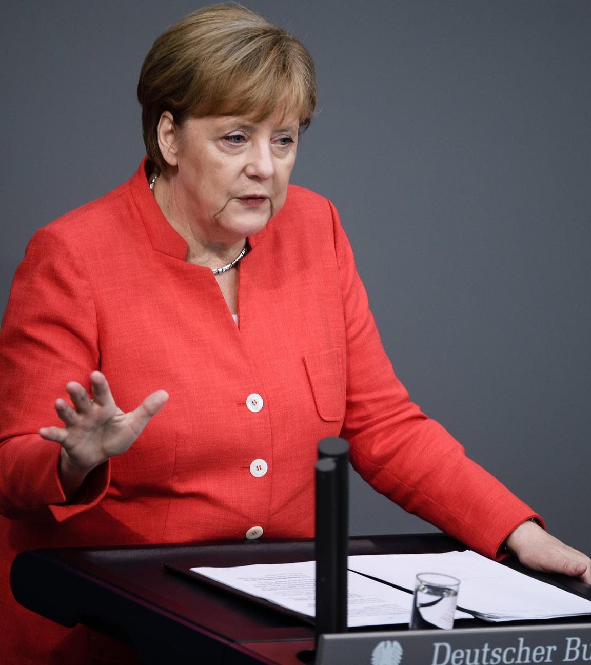 Angela Merkel im Bundestag