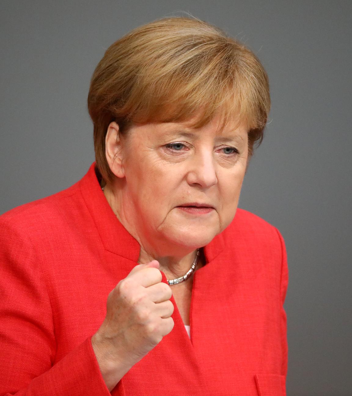Angela Merkel im Bundestag