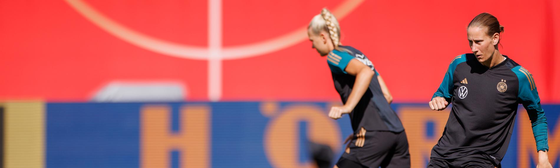 Training vor dem WM-Testspiel der DFB-Auswahl gegen Sambia am 06.07.2023.