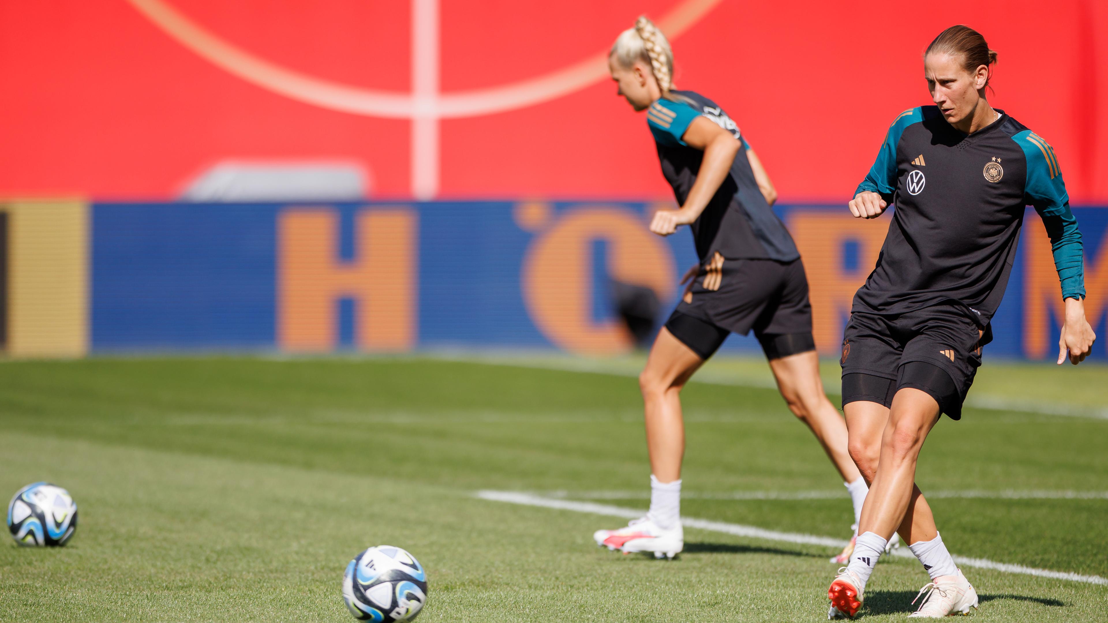 Training vor dem WM-Testspiel der DFB-Auswahl gegen Sambia am 06.07.2023.