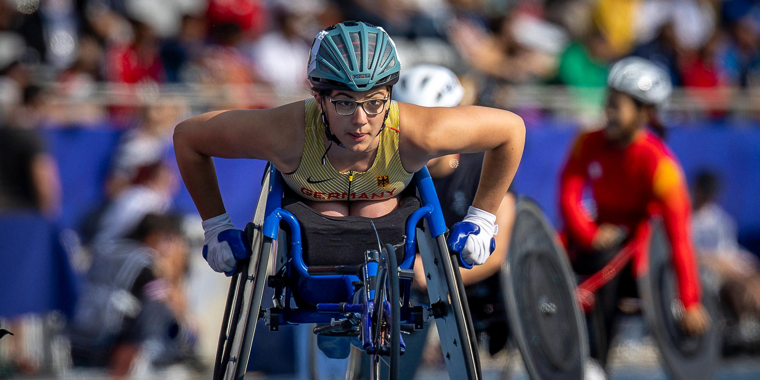 Para-Leichtathletin Merle Menje