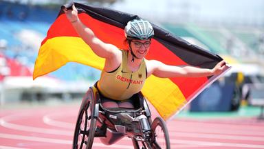 Merle Menje als Leichtathletin auf der Para-WM