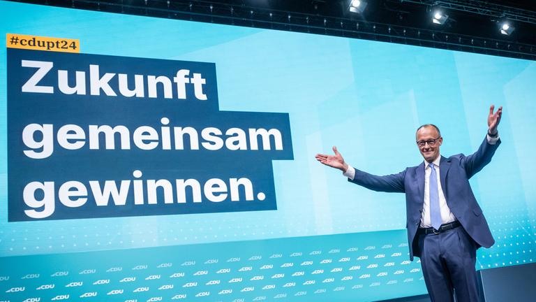 Friedrich Merz auf dem Bundesparteitag der CDU in Berlin