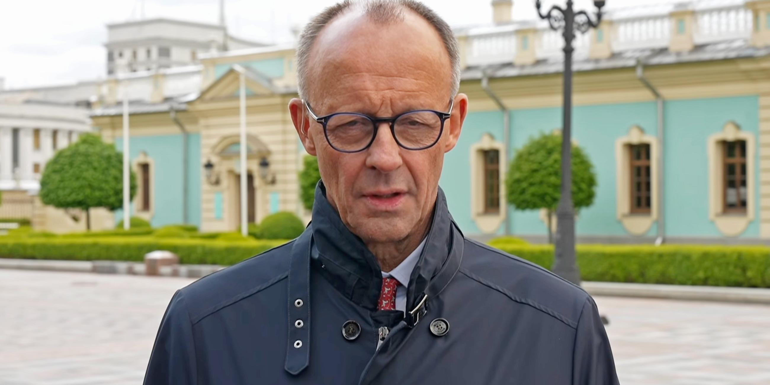 Bundeskanzler Friedrich Merz im Interview mit dem ZDF