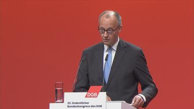 Merz beim DGB Kongress