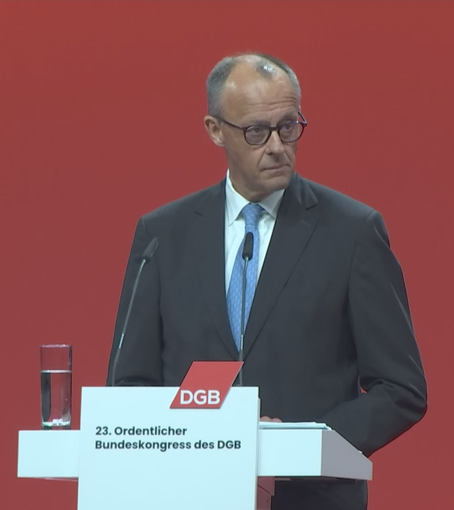Friedrich Merz auf dem DGB-Bundeskongress