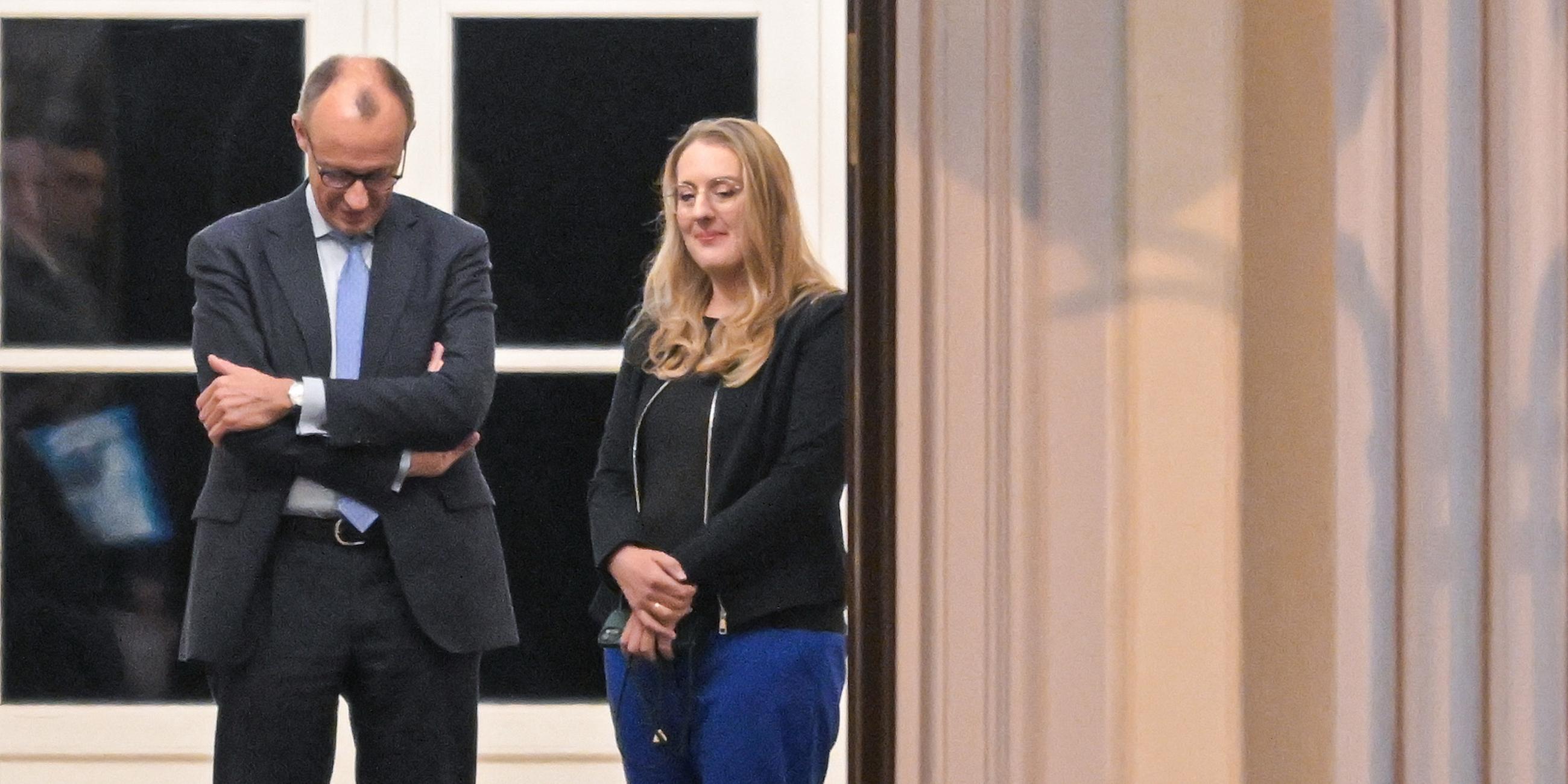 Friedrich Merz und Katharina Dröge