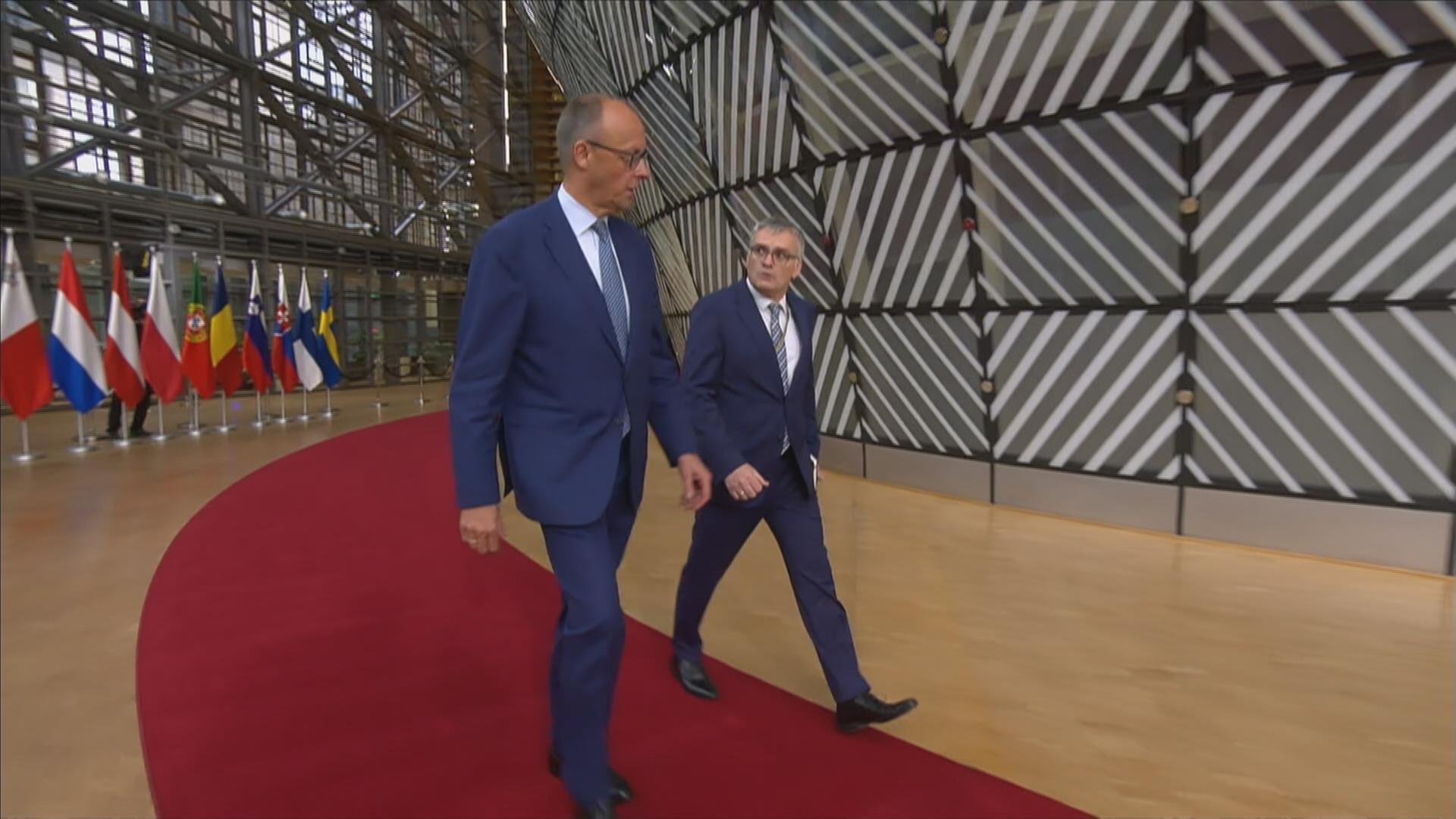 Merz bei EU Gipfel