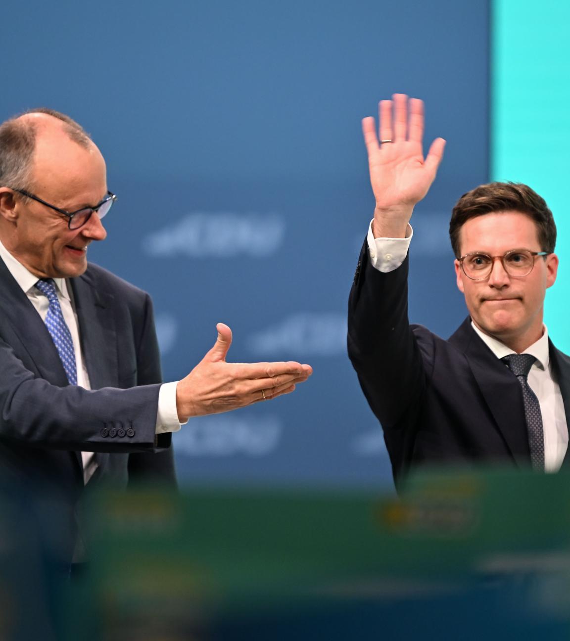 Friedrich Merz und Manuel Hagel