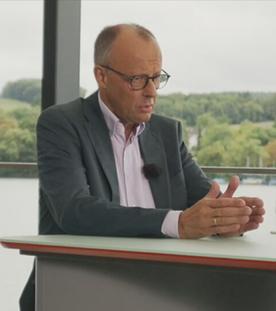 Friedrich merz im ZDF-Sommerinterview