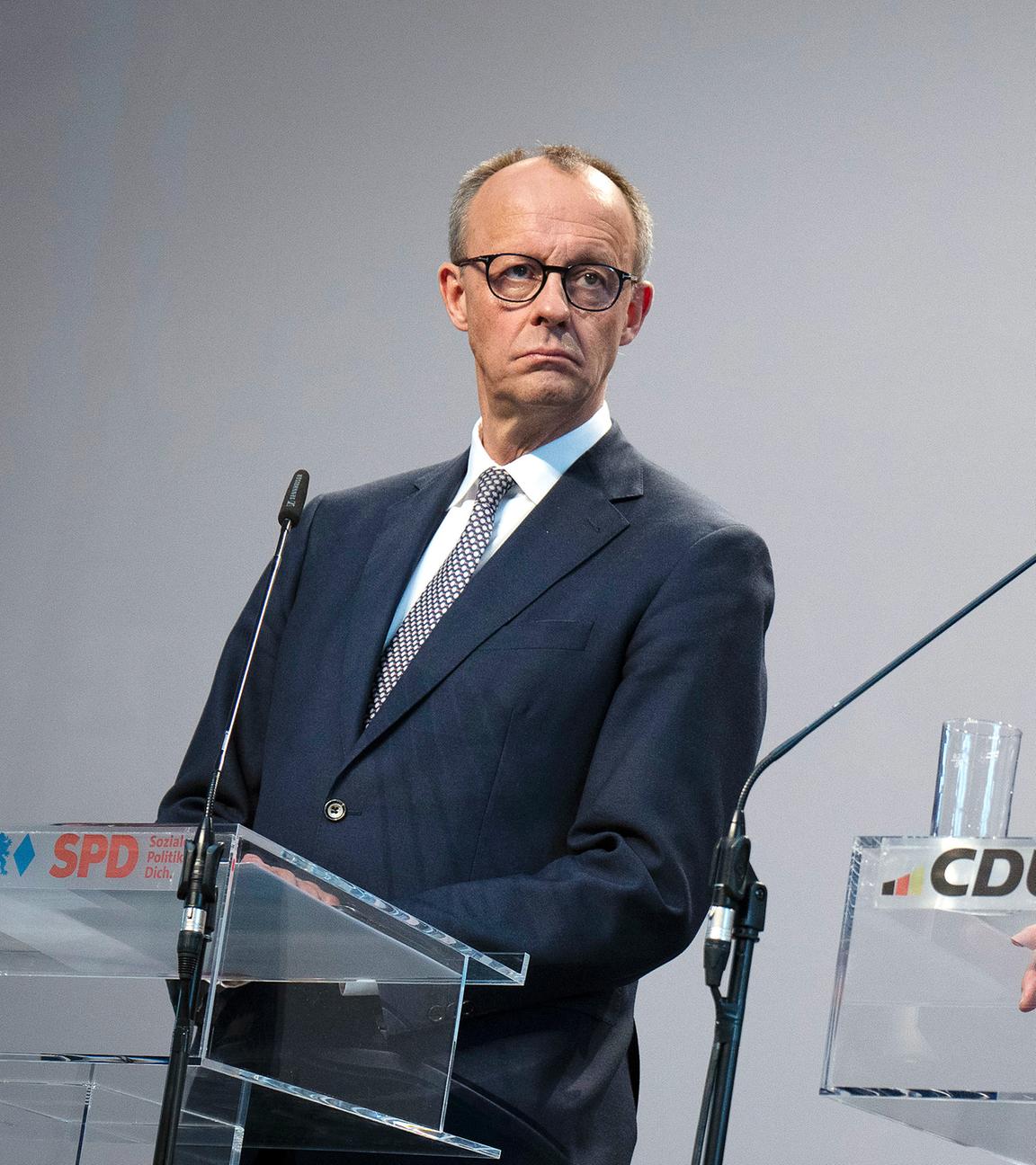 Friedrich Merz (L) und Lars Klingbeil