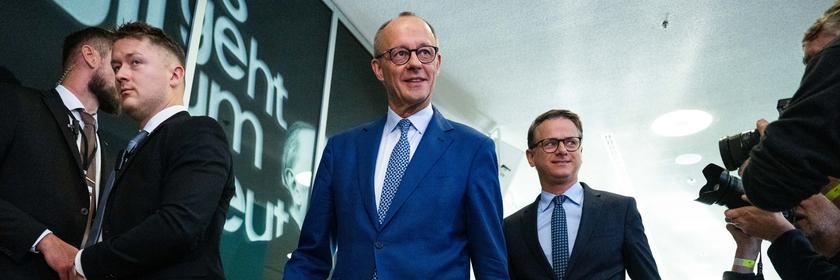 Bundeskanzler Friedrich Merz und CDU-Generalsekretär Carsten Linnemann