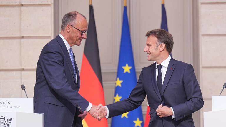 Friedrich Merz und Emmanuel Macron