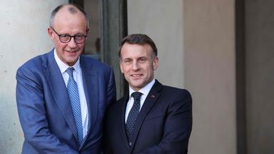 Bundeskanzler Friedrich Merz und Frankreichs Präsident Emmanuel Macron