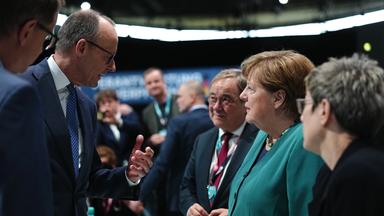 Angela Merkel und Friedrich Merz