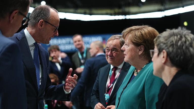 Angela Merkel und Friedrich Merz