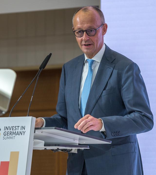 Merz Rede beim Investitionsgipfel in Berlin