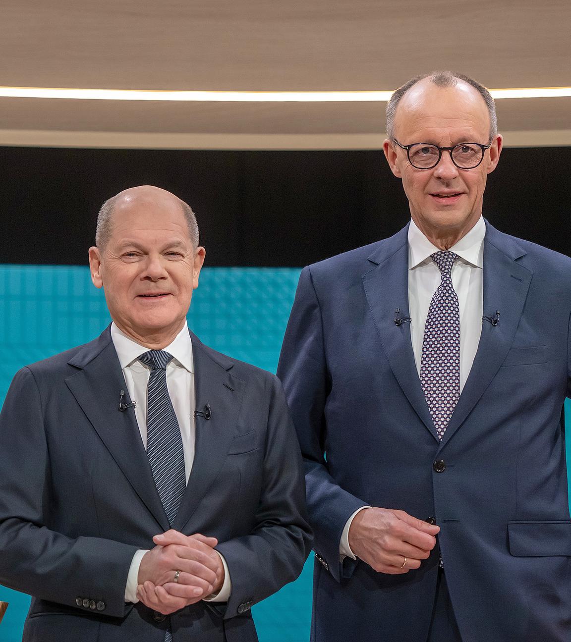 Olaf Scholz und Friedrich Merz
