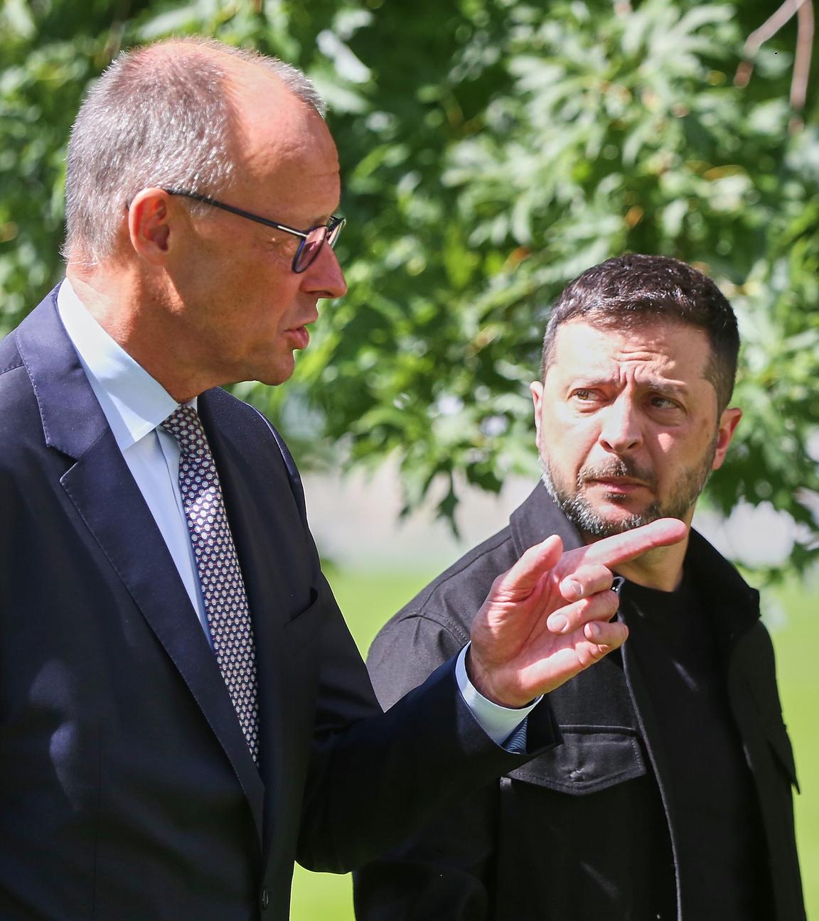 Bundeskanzler Merz mit dem ukrainischen Präsident Selenskyj
