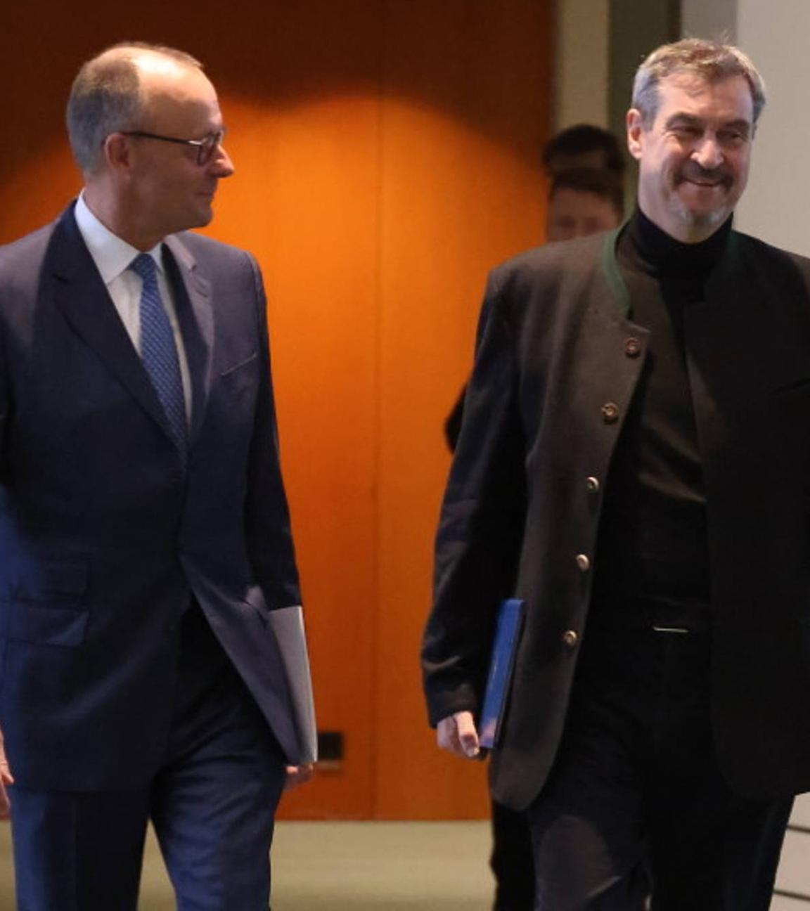 Friedrich Merz, Markus Söder und Lars Klingbeil