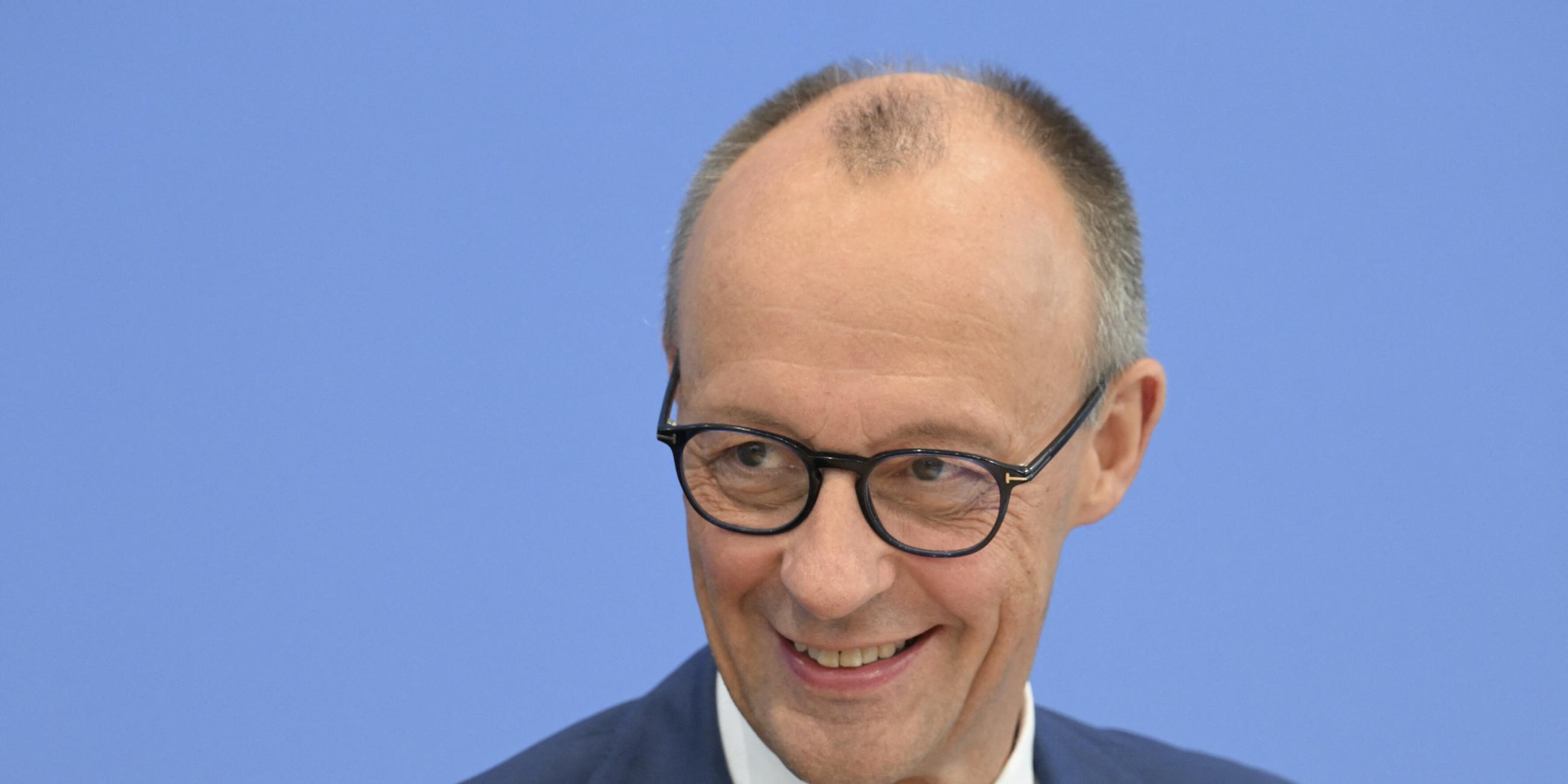 Friedrich Merz bei der BPK
