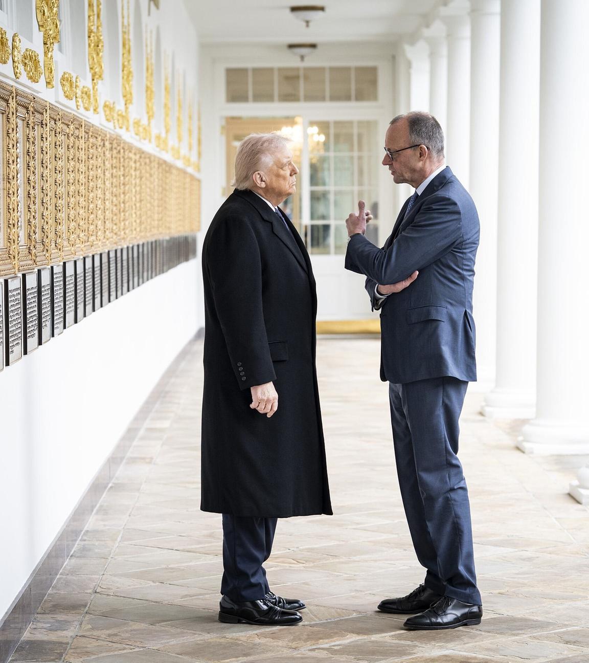 Bundeskanzler Friedrich Merz besucht US-Präsident Donald Trump im Weißen Haus in Washington.