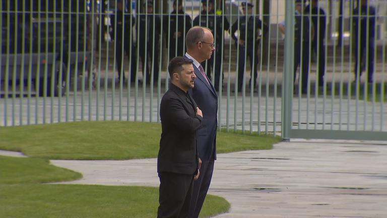 Merz und Selenskj in Berlin