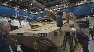 Rüstungsmesse DSEI