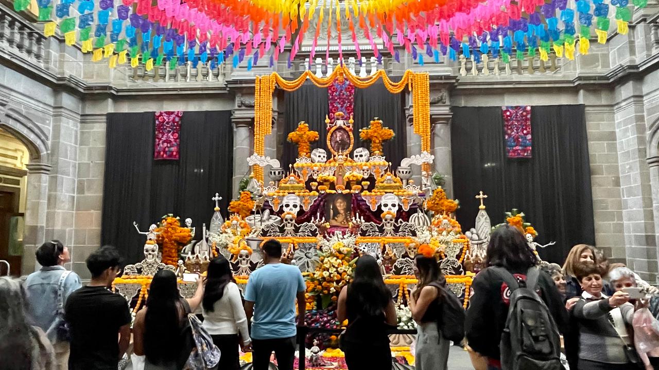 DreamLily Dia De Los Muertos Kopfschmuck – Blumenkrone, Handgefertigt Für Halloween & Feste