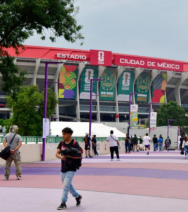 Das Mexiko-Stadt-Stadion vor der WM 2026.
