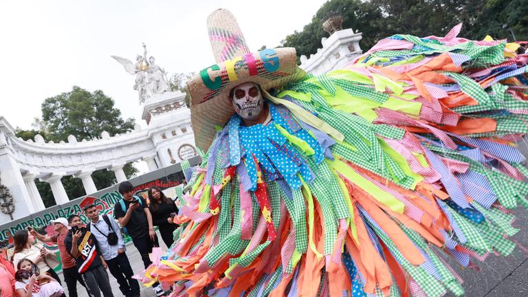 Teilnehmer der Parade "alebrije" iin Mexico City.