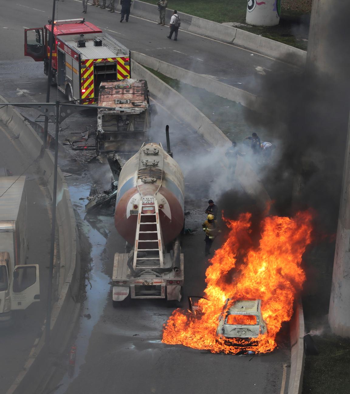 Der in Mexiko explodierte Tanker