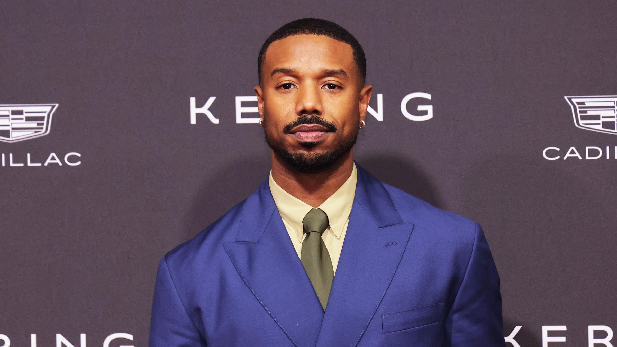 Michael B. Jordan bei einer öffentlichen Veranstaltung.