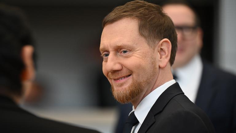 Michael Kretschmer (CDU), aufgenommen am 18.12.2024 in 