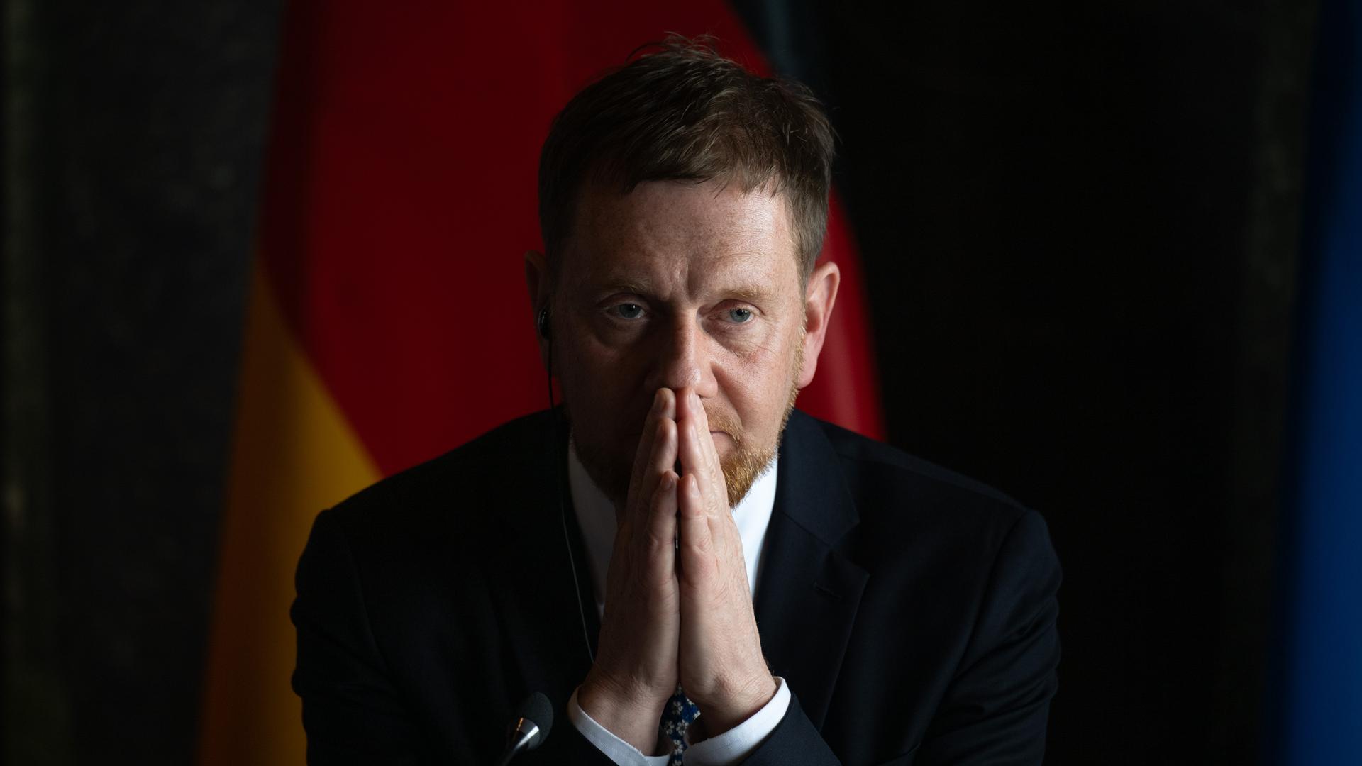 Michael Kretschmer: Gipfeltreffen auf dem Fichtelberg