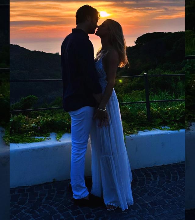 Michelle Hunziker mit ihrem Freund Giulio Berruti