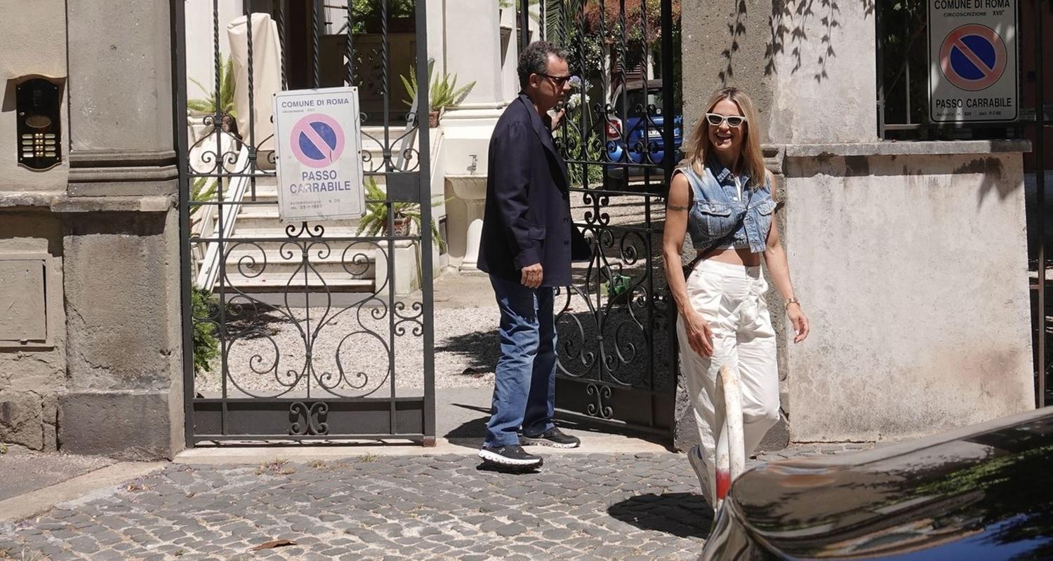 Michelle Hunziker mit ihrem neuen Partner Nino Tronchetti Provera