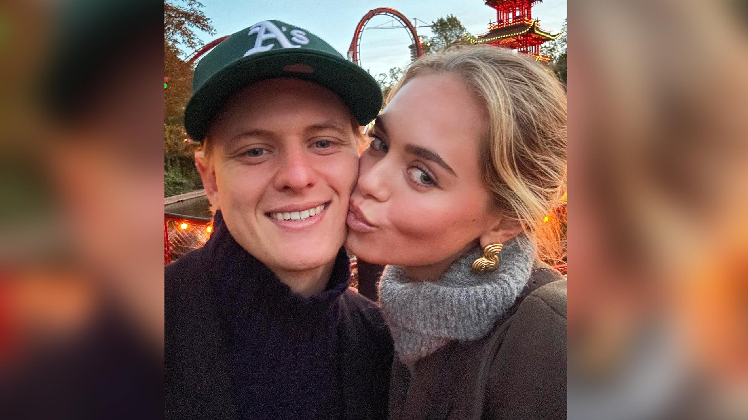 Remmfahrer Mick Schumacher mit Freundin Laila