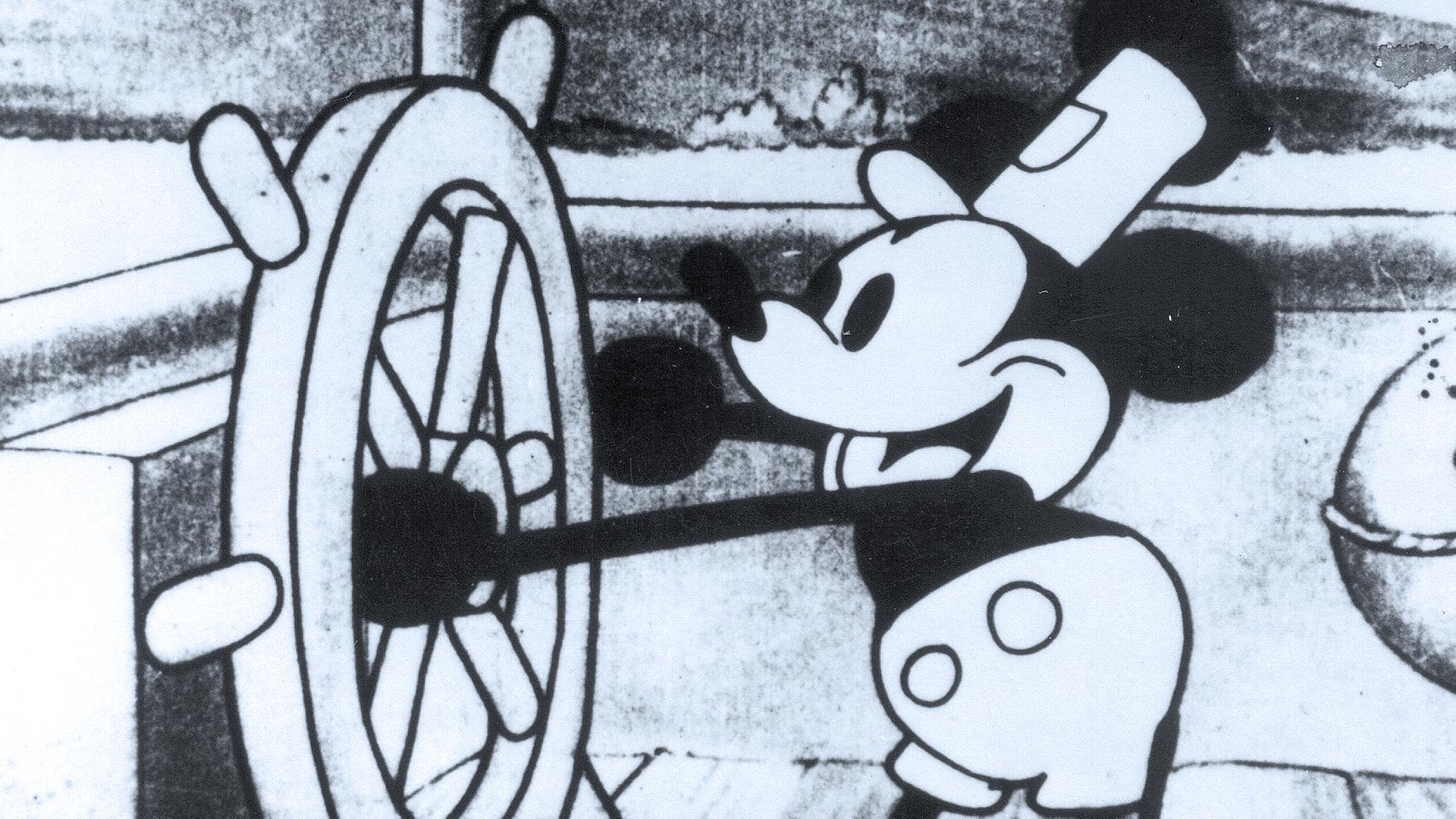 Der erste Mickey Mouse Film aus dem Jahr 1928: Steamboat Willie