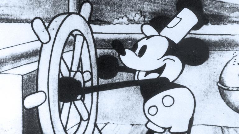 Der erste Mickey Mouse Film aus dem Jahr 1928: Steamboat Willie
