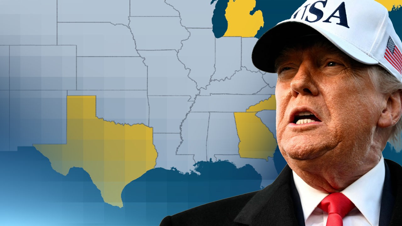 Live: Which US states are now important