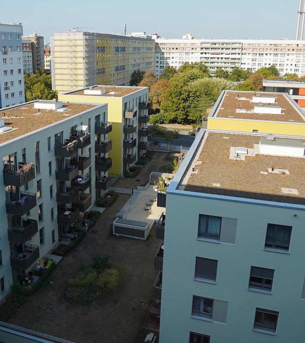 Mehrfamilienhäuser in Berlin-Mitte am 19.09.2018