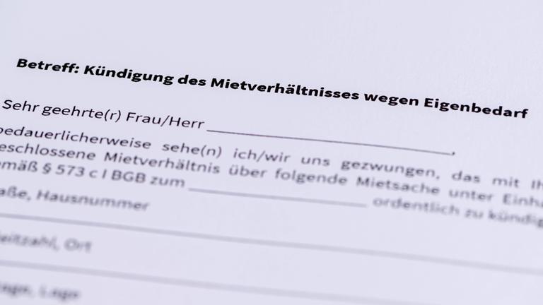 Kündigung wegen Eigenbedarfs