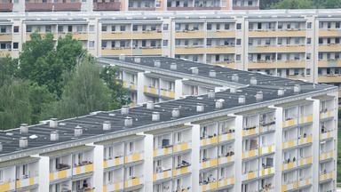 Wohnhäuser im Dresdner Stadtteil Gorbitz