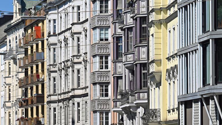 Altbau-Mietshäuser von außen